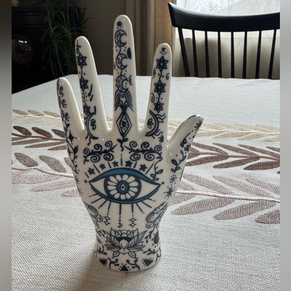 Hamsa Ceramic Hand - Picture 3 of 5